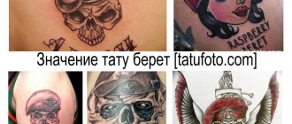 Τατουάζ που σημαίνει μπερέ - συλλογή φωτογραφιών τατουάζ