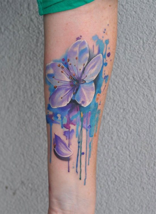 A virágok tetoválásainak jelentése