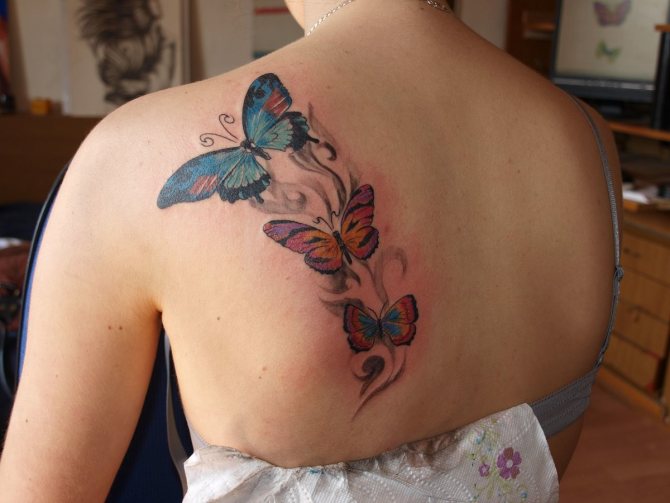 význam tetovania motýľa