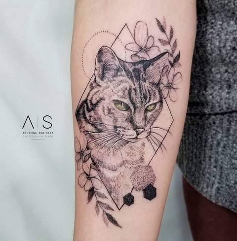 Jelentése macska tetoválás lányoknak és férfiaknak, egyiptomi macskák, szfinx, macska fej, fekete, szárnyak, mancsok