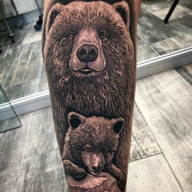 bear tattoo betydning
